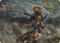 Agate Instigator Art Card, Art Series: Bloomburrow