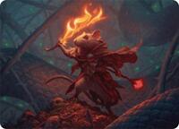 Emberheart Challenger Art Card, Art Series: Bloomburrow