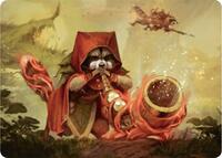 Raccoon Rallier Art Card, Art Series: Bloomburrow