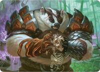 Hugs, Grisly Guardian Art Card, Art Series: Bloomburrow