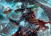 Tempest Angler Art Card, Art Series: Bloomburrow