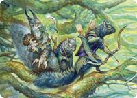 The Odd Acorn Gang Art Card, Art Series: Bloomburrow