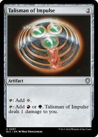 Talisman of Impulse, Commander: Bloomburrow