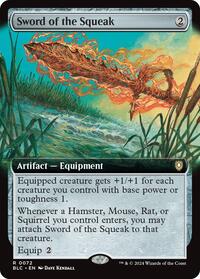 Sword of the Squeak (Extended Art), Commander: Bloomburrow