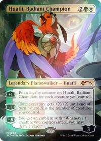 Huatli, Radiant Champion (Rainbow Foil), Secret Lair Drop Series
