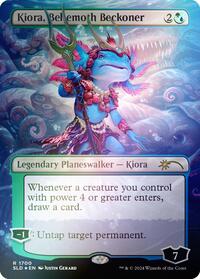 Kiora, Behemoth Beckoner (Rainbow Foil), Secret Lair Drop Series