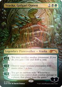 Vraska, Golgari Queen (1702) (Rainbow Foil), Secret Lair Drop Series