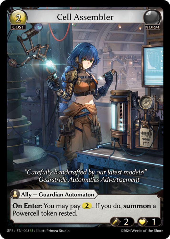 Cell Assembler, Standard, front