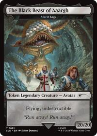The Black Beast of Aaargh - Marit Lage Token, Secret Lair Drop Series