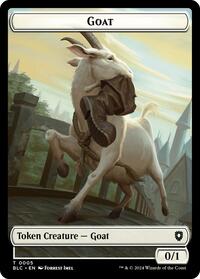 Goat // Wolf (0032) Double-Sided Token, Commander: Bloomburrow