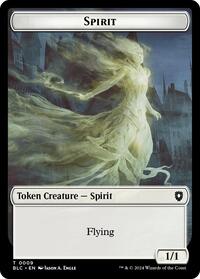 Spirit // Faerie Double-Sided Token, Commander: Bloomburrow