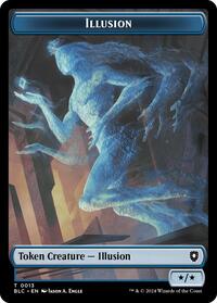Illusion // Goblin Double-Sided Token, Commander: Bloomburrow