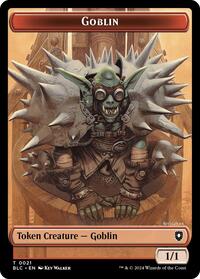 Goblin // Thopter Double-Sided Token, Commander: Bloomburrow