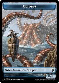 Octopus // Rabbit Double-Sided Token, Commander: Bloomburrow