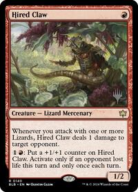Hired Claw, Promo Pack: Bloomburrow