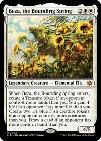 Beza, the Bounding Spring, Prerelease Cards