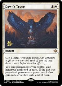 Dawn's Truce, Prerelease Cards