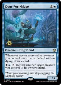 Dour Port-Mage, Prerelease Cards