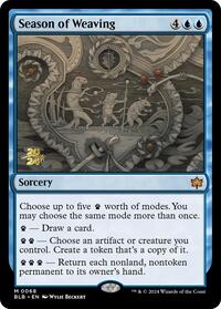 Season of Weaving, Prerelease Cards