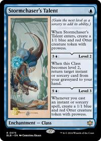 Stormchaser's Talent, Prerelease Cards