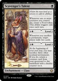 Scavenger's Talent, Prerelease Cards