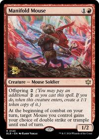 Manifold Mouse, Prerelease Cards
