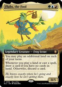 Flubs, the Fool (Extended Art), Buy-A-Box Promos