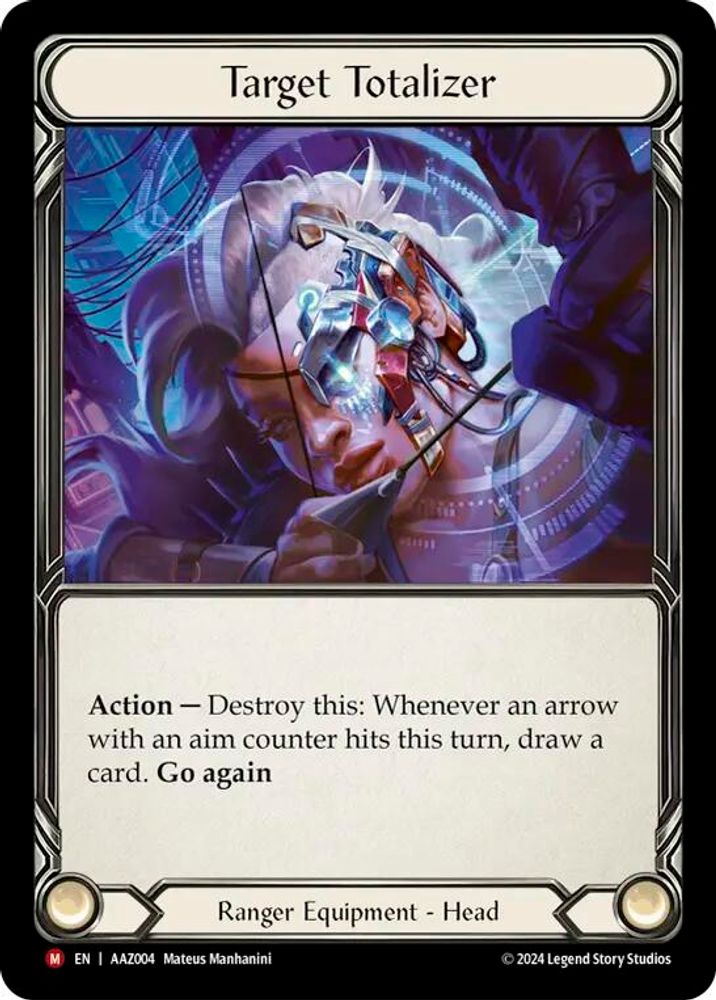 Target Totalizer, Rainbow-foil, front