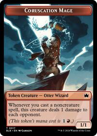 Coruscation Mage Token, Bloomburrow