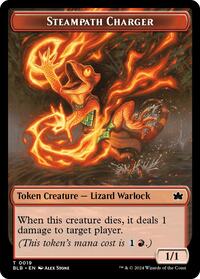 Steampath Charger Token, Bloomburrow