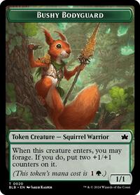 Bushy Bodyguard Token, Bloomburrow