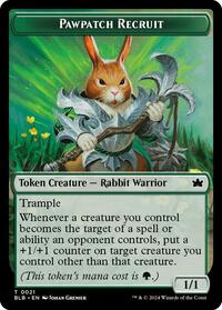 Pawpatch Recruit Token, Bloomburrow
