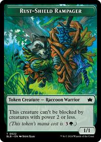 Rust-Shield Rampager Token, Bloomburrow