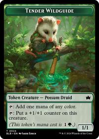 Tender Wildguide Token, Bloomburrow