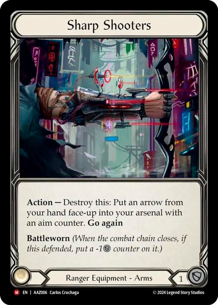 Sharp Shooters, Rainbow-foil, front