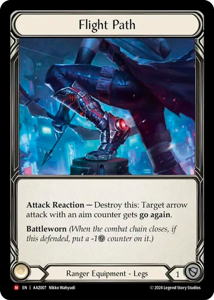 Flight Path, Rainbow-foil, front