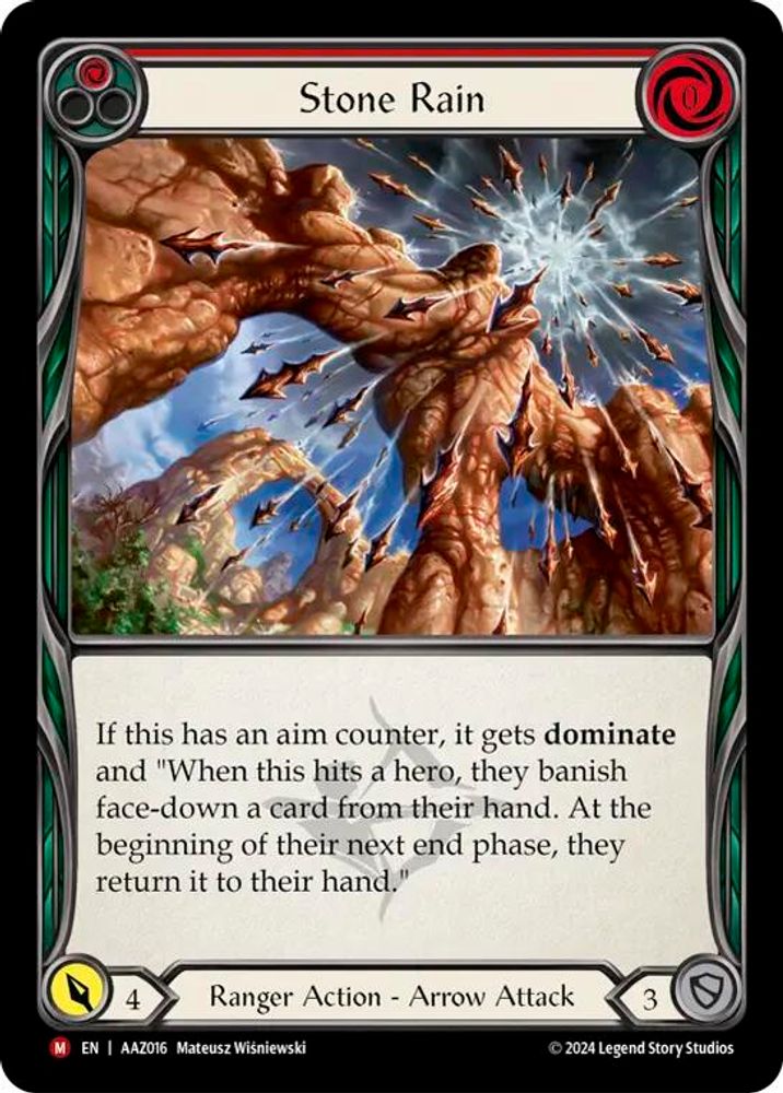 Stone Rain, Standard, front
