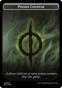 Poison Counter // Rabbit Double-Sided Token, Commander: Bloomburrow