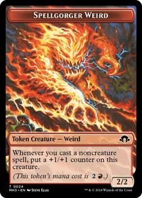 Spellgorger Weird // Energy Reserve Double-Sided Token, Modern Horizons 3