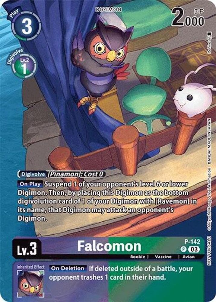 Falcomon (Update Pack 2024), Foil, front