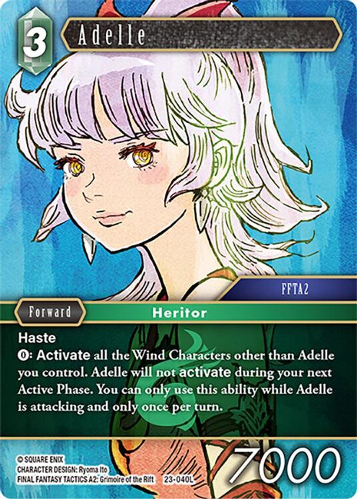 Adelle, Standard, front