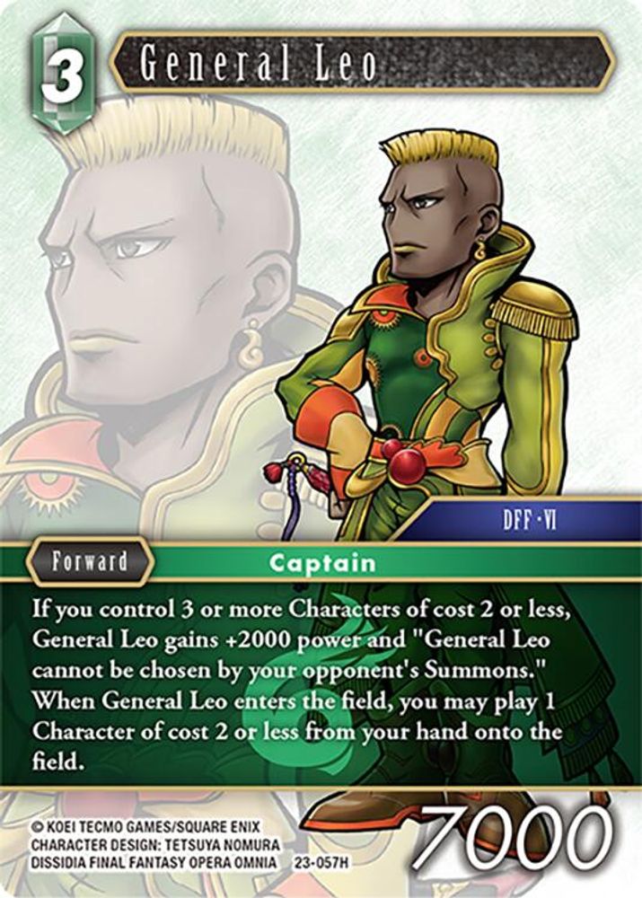 General Leo, Standard, front