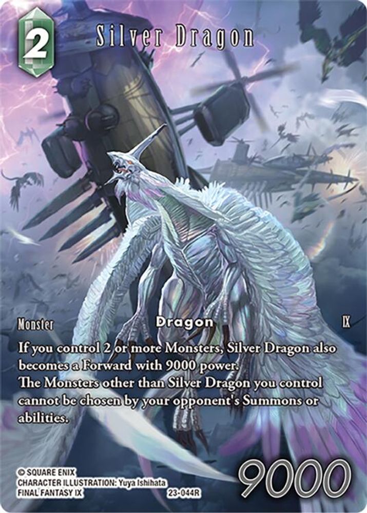 Silver Dragon (Full Art), Foil, front