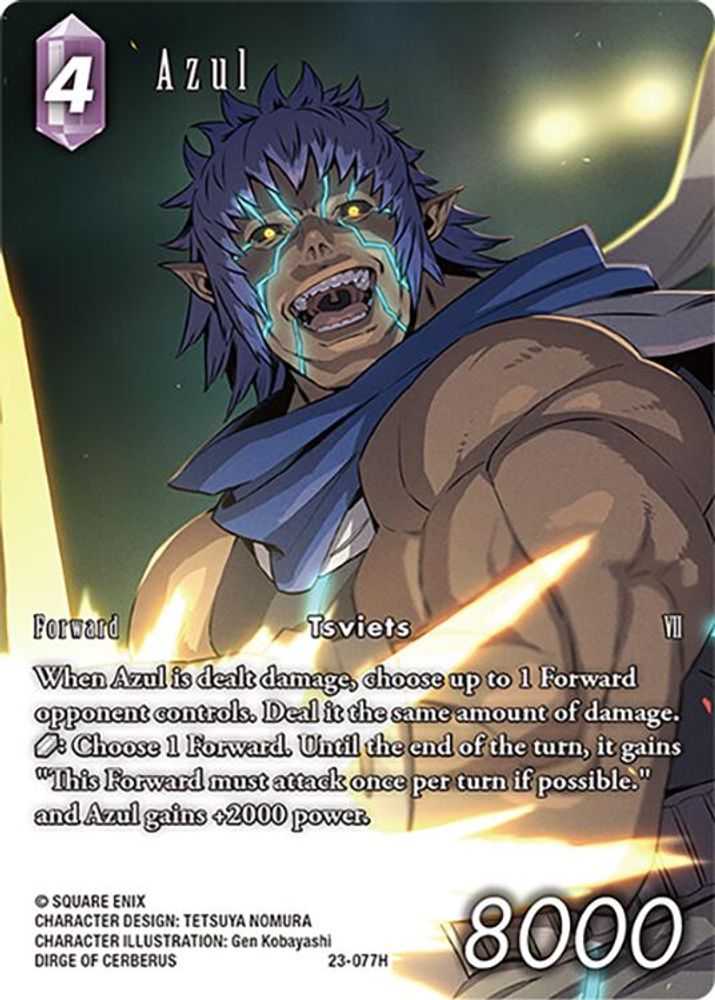 Azul (Full Art), Foil, front