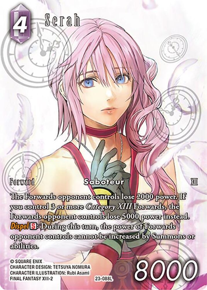 Serah (Full Art), Foil, front