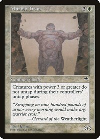 Marble Titan, Tempest