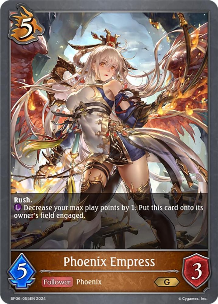 Phoenix Empress, Standard, front