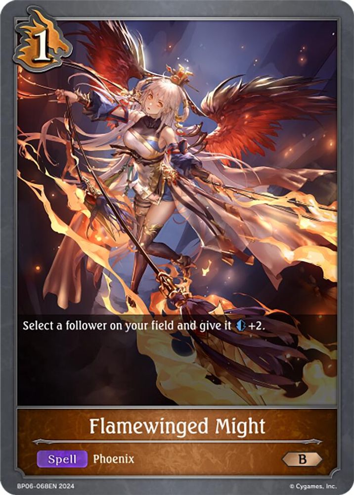 Flamewinged Might, Standard, front