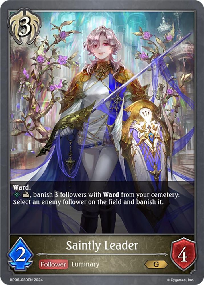 Saintly Leader, Standard, front