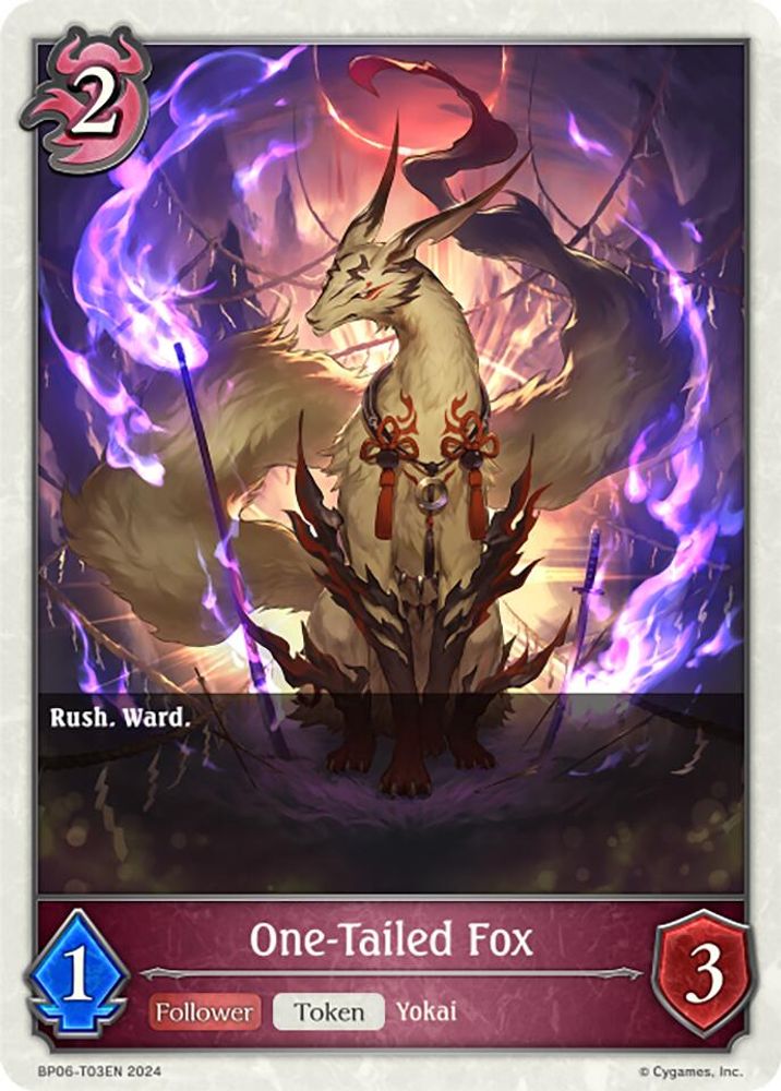 One-Tailed Fox, Standard, front